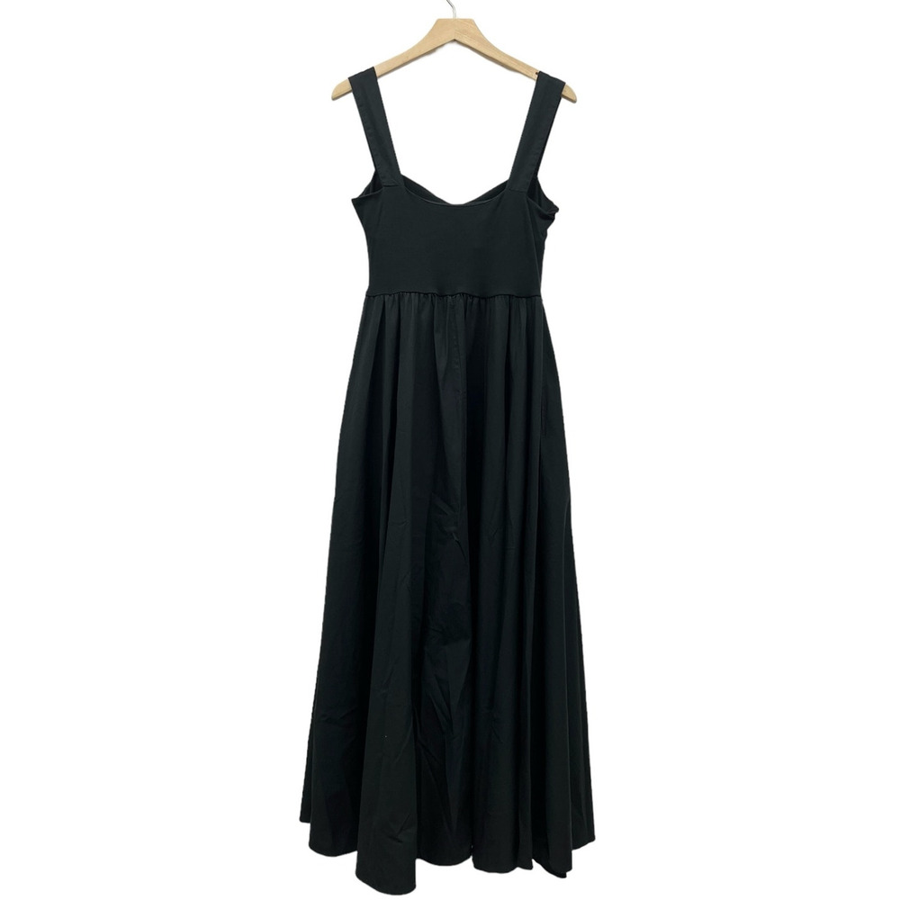 J. Crew Factory Black Midi Sundress with Square Neck - Picture 6 of 10